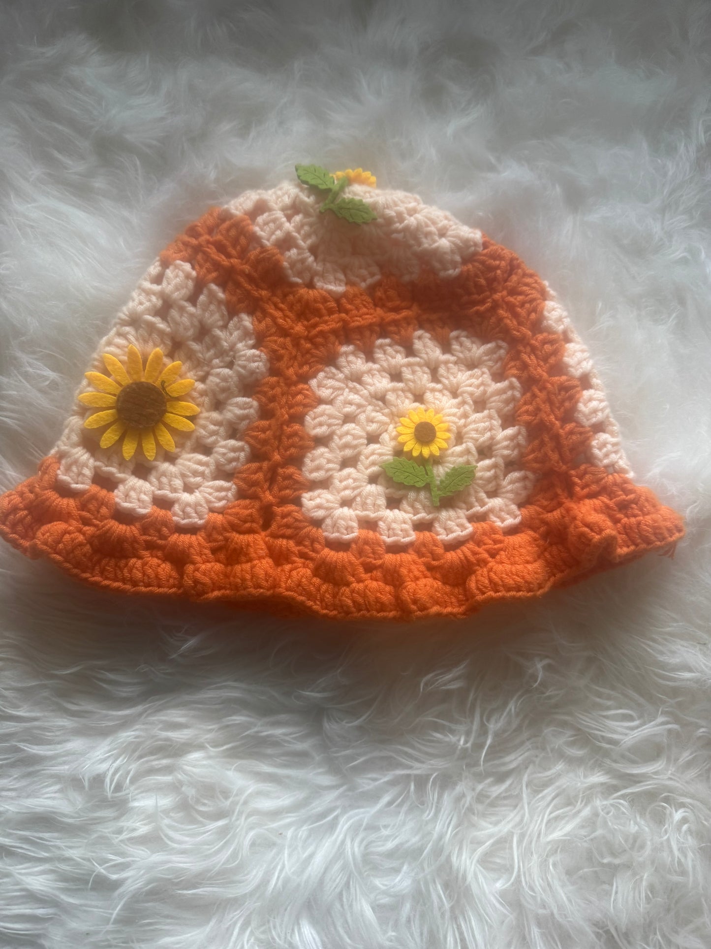 Orange Knitted Beanie
