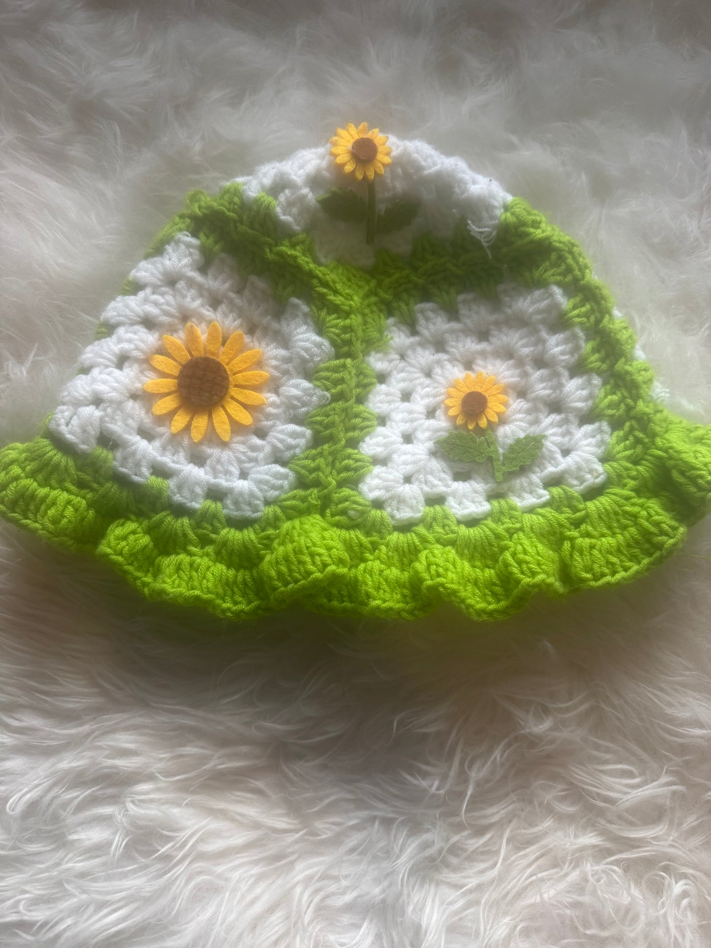 Lime Knitted Beanie