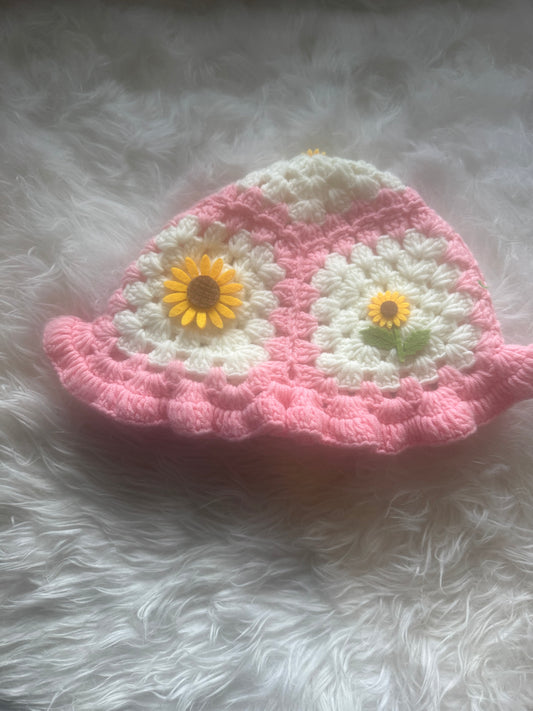Pink Knitted Beanie